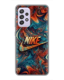 Чехол для Samsung Galaxy A52s 5G (A528) с картинкой «Nike в абстракции»