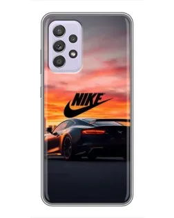 Чехол для Samsung Galaxy A52s 5G (A528) с картинкой «Nike и суперкар»
