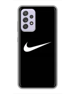 Чехол для Samsung Galaxy A52s 5G (A528) с картинкой «Минималистический Найк»
