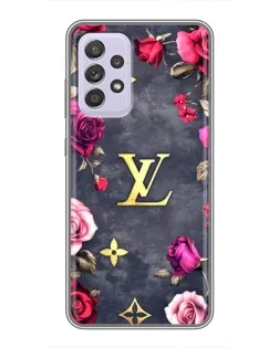 Чехол для Samsung Galaxy A52s 5G (A528) с картинкой «Цветочный Louis Vuitton»