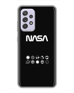 Чехол для Samsung Galaxy A52s 5G (A528) с картинкой «NASA — технический принт»