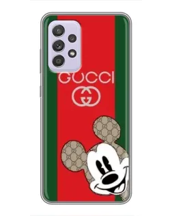 Чехол для Samsung Galaxy A52s 5G (A528) с картинкой «Gucci — полосы и Микки» Чехол для Samsung Galaxy A52s 5G (A528) с картинкой «Gucci — полосы и Микки»