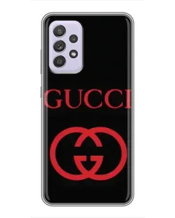 Чехол для Samsung Galaxy A52s 5G (A528) с картинкой «Gucci — красный логотип» Чехол для Samsung Galaxy A52s 5G (A528) с картинкой «Gucci — красный логотип»