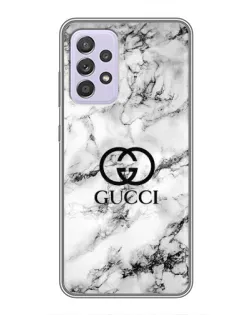 Чехол для Samsung Galaxy A52s 5G (A528) с картинкой «Gucci — мраморный шик» Чехол для Samsung Galaxy A52s 5G (A528) с картинкой «Gucci — мраморный шик»
