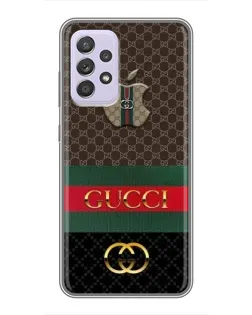 Чехол для Samsung Galaxy A52s 5G (A528) с картинкой «Gucci — брендированный десерт» Чехол для Samsung Galaxy A52s 5G (A528) с картинкой «Gucci — брендированный десерт»