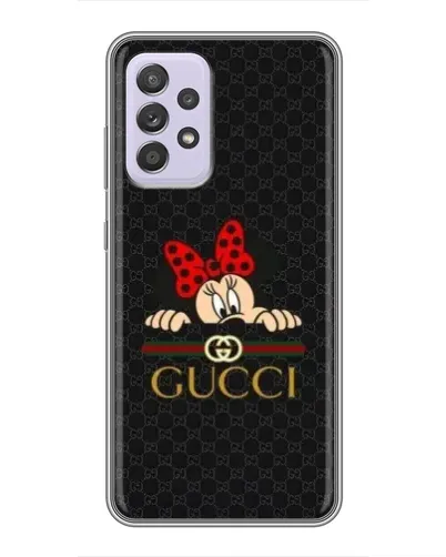 Чехол для Samsung Galaxy A52s 5G (A528) с картинкой «Минни Маус Gucci — черный» Чехол для Samsung Galaxy A52s 5G (A528) с картинкой «Минни Маус Gucci — черный»