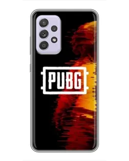 Чехол для Samsung Galaxy A52s 5G (A528) с картинкой «Яркий логотип PUBG»