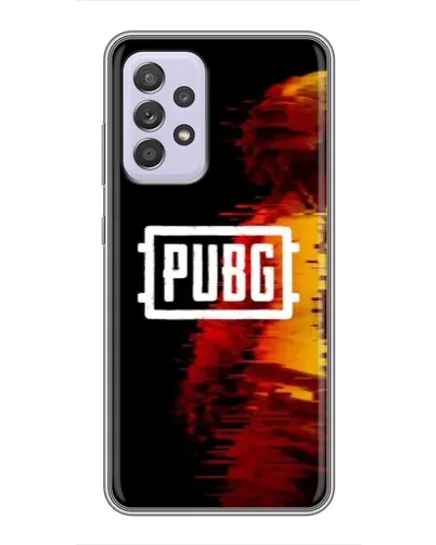 Чехол для Samsung Galaxy A52s 5G (A528) с картинкой «Яркий логотип PUBG»