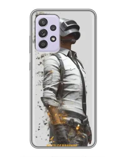 Чехол для Samsung Galaxy A52s 5G (A528) с картинкой «PUBG — боец в пыли»