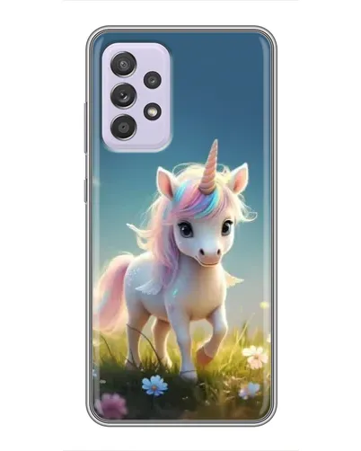 Чехол для Samsung Galaxy A52s 5G (A528) с картинкой «Единорог на поляне» Чехол для Samsung Galaxy A52s 5G (A528) с картинкой «Единорог на поляне»