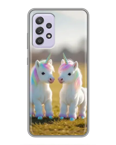 Чехол для Samsung Galaxy A52s 5G (A528) с картинкой «Пара единорогов» Чехол для Samsung Galaxy A52s 5G (A528) с картинкой «Пара единорогов»