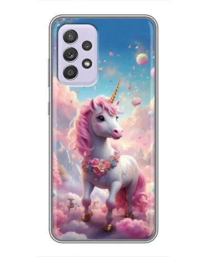 Чехол для Samsung Galaxy A52s 5G (A528) с картинкой «Единорог среди облаков» Чехол для Samsung Galaxy A52s 5G (A528) с картинкой «Единорог среди облаков»