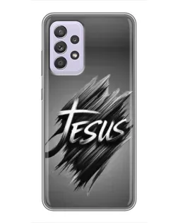 Чехол для Samsung Galaxy A52s 5G (A528) с картинкой «Надпись Jesus Graffiti»