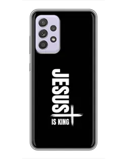 Чехол для Samsung Galaxy A52s 5G (A528) с картинкой «Вертикаль веры Jesus»