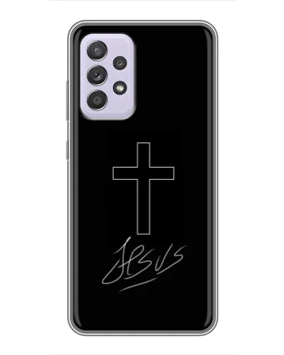 Чохол для Samsung Galaxy A52s 5G (A528) з картинкою «Графічний хрест Jesus» Чохол для Samsung Galaxy A52s 5G (A528) з картинкою «Графічний хрест Jesus»