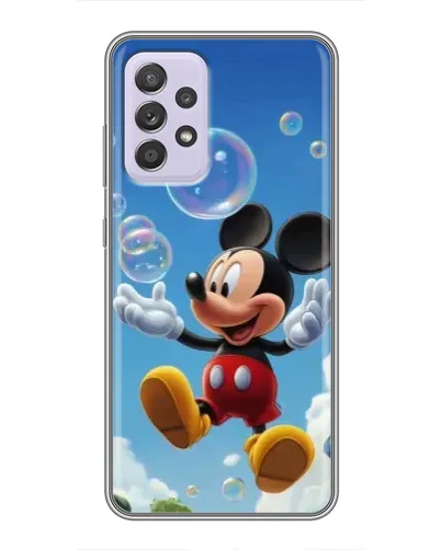 Чехол для Samsung Galaxy A52s 5G (A528) с картинкой «Mickey и мыльные пузыри»