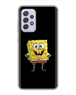Чехол для Samsung Galaxy A52s 5G (A528) с картинкой «Классический Губка Боб»