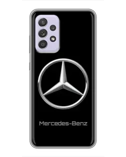 Чехол для Samsung Galaxy A52s 5G (A528) с картинкой «Mercedes Silver Logo»