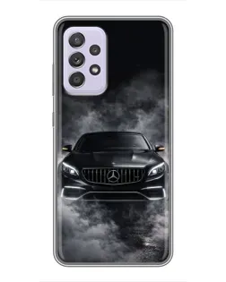 Чехол для Samsung Galaxy A52s 5G (A528) с картинкой «Mercedes в дыму»