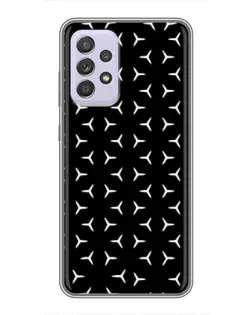 Чехол для Samsung Galaxy A52s 5G (A528) с картинкой «Mercedes паттерн звезд»