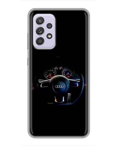 Чехол для Samsung Galaxy A52s 5G (A528) с картинкой «Салон Audi — руль»