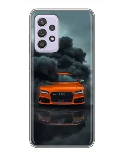 Чехол для Samsung Galaxy A52s 5G (A528) с картинкой «Audi в облаках дыма» Чехол для Samsung Galaxy A52s 5G (A528) с картинкой «Audi в облаках дыма»
