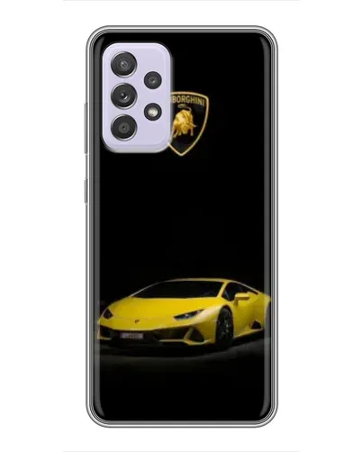 Чехол для Samsung Galaxy A52s 5G (A528) с картинкой «Lamborghini желтый акцент»