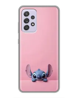 Чехол для Samsung Galaxy A52s 5G (A528) с картинкой «Stitch выглядывает»