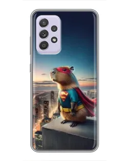 Чехол для Samsung Galaxy A52s 5G (A528) с картинкой «Капи-мен супергерой» Чехол для Samsung Galaxy A52s 5G (A528) с картинкой «Капи-мен супергерой»