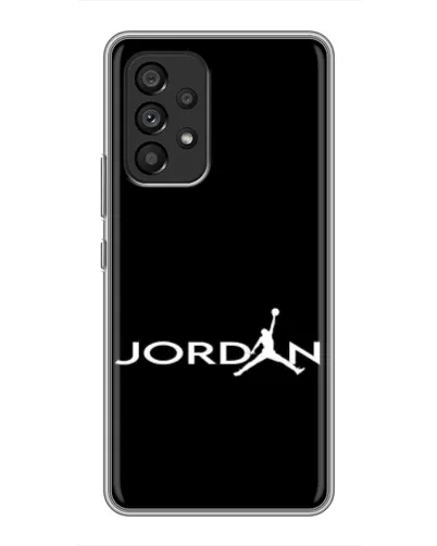 Чехол для Samsung Galaxy A53 (5G) с картинкой «Jordan White Logo» Чехол для Samsung Galaxy A53 (5G) с картинкой «Jordan White Logo»