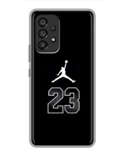 Чехол для Samsung Galaxy A53 (5G) с картинкой «Jordan Flight 23» Чехол для Samsung Galaxy A53 (5G) с картинкой «Jordan Flight 23»