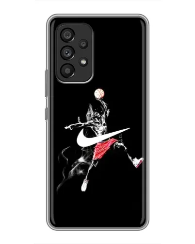Чехол для Samsung Galaxy A53 (5G) с картинкой «Jordan Jumpman» Чехол для Samsung Galaxy A53 (5G) с картинкой «Jordan Jumpman»