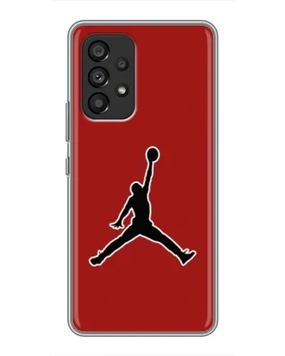 Чехол для Samsung Galaxy A53 (5G) с картинкой «Jordan Red Back» Чехол для Samsung Galaxy A53 (5G) с картинкой «Jordan Red Back»