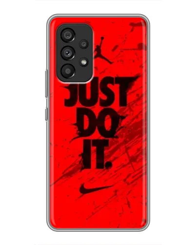 Чехол для Samsung Galaxy A53 (5G) с картинкой «Nike Just Do It» Чехол для Samsung Galaxy A53 (5G) с картинкой «Nike Just Do It»