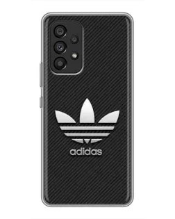 Чехол для Samsung Galaxy A53 (5G) с картинкой «Adidas Карбоновая текстура»
