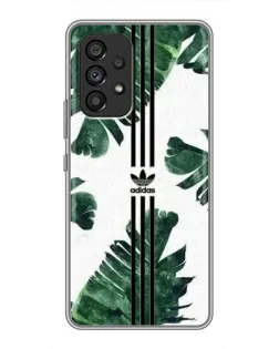 Чехол для Samsung Galaxy A53 (5G) с картинкой «Пальмовые листья адидас»