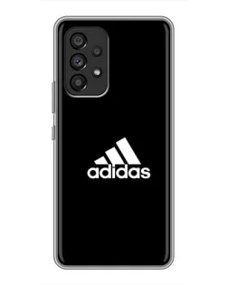 Чехол для Samsung Galaxy A53 (5G) с картинкой «Черная классика Adidas»
