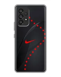 Чехол для Samsung Galaxy A53 (5G) с картинкой «Абстрактный дизайн Nike»