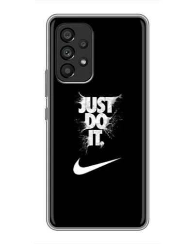 Чехол для Samsung Galaxy A53 (5G) с картинкой «Текстовый принт Nike» Чехол для Samsung Galaxy A53 (5G) с картинкой «Текстовый принт Nike»