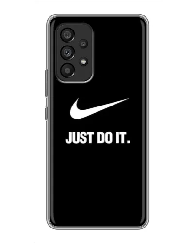Чехол для Samsung Galaxy A53 (5G) с картинкой «Классический принт Nike» Чехол для Samsung Galaxy A53 (5G) с картинкой «Классический принт Nike»