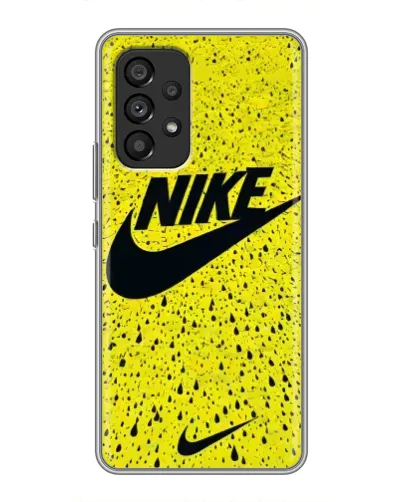 Чехол для Samsung Galaxy A53 (5G) с картинкой «Желтый текстурный Nike» Чехол для Samsung Galaxy A53 (5G) с картинкой «Желтый текстурный Nike»