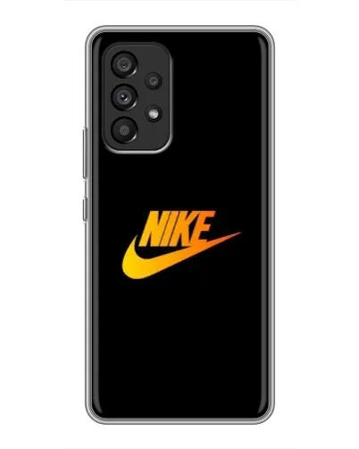 Чехол для Samsung Galaxy A53 (5G) с картинкой «Золотой логотип Nike» Чехол для Samsung Galaxy A53 (5G) с картинкой «Золотой логотип Nike»