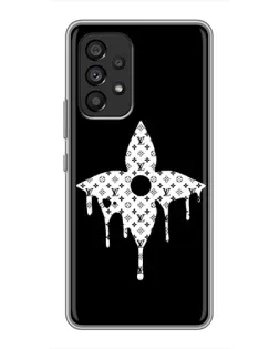 Чехол для Samsung Galaxy A53 (5G) с картинкой «Цветочная монограмма»