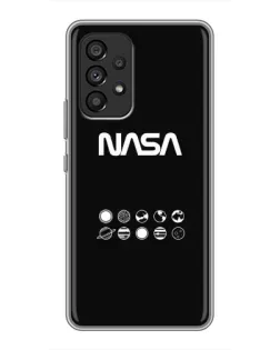 Чехол для Samsung Galaxy A53 (5G) с картинкой «NASA — технический принт»