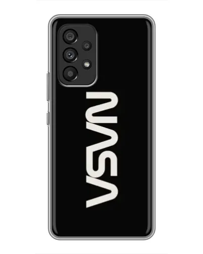 Чехол для Samsung Galaxy A53 (5G) с картинкой «NASA — вертикальный логотип» Чехол для Samsung Galaxy A53 (5G) с картинкой «NASA — вертикальный логотип»