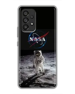 Чехол для Samsung Galaxy A53 (5G) с картинкой «Астронавт на Луне»