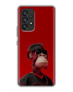 Чехол для Samsung Galaxy A53 (5G) с картинкой «Bored Ape в красном» Чехол для Samsung Galaxy A53 (5G) с картинкой «Bored Ape в красном»