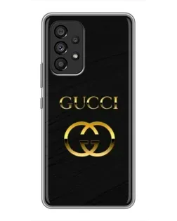 Чехол для Samsung Galaxy A53 (5G) с картинкой «Золотой логотип Gucci» Чехол для Samsung Galaxy A53 (5G) с картинкой «Золотой логотип Gucci»