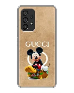 Чехол для Samsung Galaxy A53 (5G) с картинкой «Микки Маус Gucci — крафт» Чехол для Samsung Galaxy A53 (5G) с картинкой «Микки Маус Gucci — крафт»