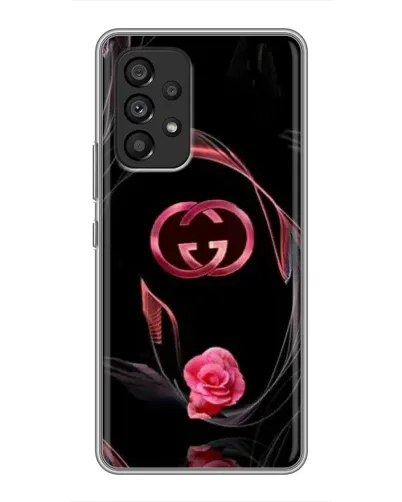 Чехол для Samsung Galaxy A53 (5G) с картинкой «Gucci — неоновая роза»